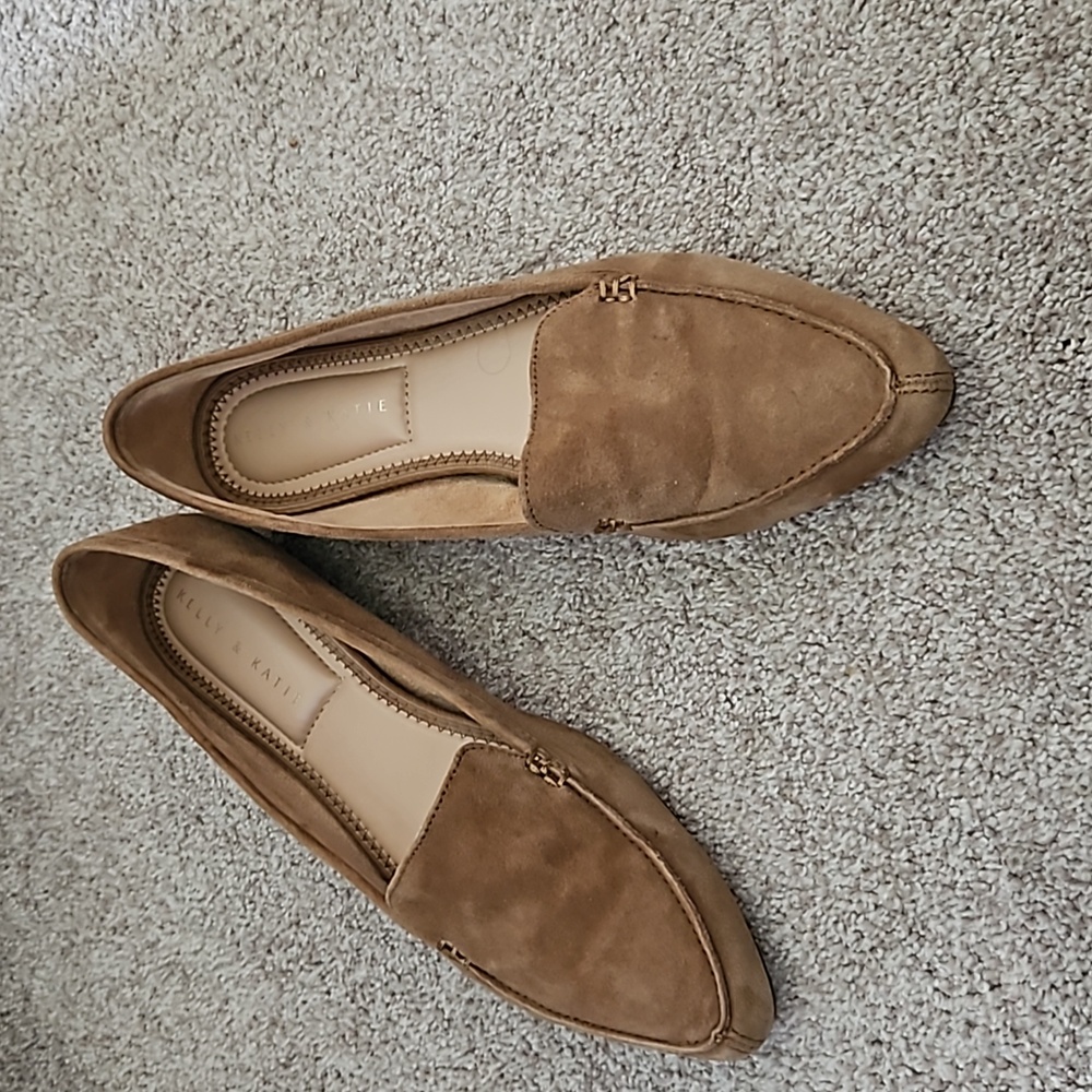 Kelly and Katie suede loafers